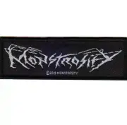 Monstrosity Logo Patch Death Metal Official Band Merch