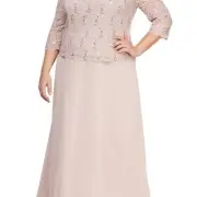 Alex Evenings Womans Blush Dress size 18W