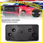 Front License Plate Frame Tag Holder Bracket For 2021 22-2023 Chevrolet Suburban