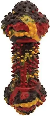 Nylabone Strong Chew Flavor Frenzy Barbell Medium, Bacon & Cheeseburger