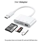 FRO 3 in 1 type c adapter tf sd mem card reader otg usb 2.0 card connector