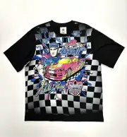 Adidas Jeremy Scott Shirt JS Rally NASCAR Style Print TEE Adult Size L