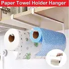 Paper Towel Holder Hanger Rack Kitchen Shelf Organizer Under Cabinet Roll Rack