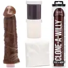 Clone A Willy Deep Brown DIY Penis Casting Kit Vibrating Dildo Vibrator