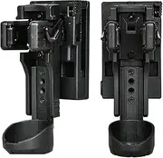 Flashlight Holder Duty Belt - Quick Release Gear, Multipurpose Clip Organizer | Security Guard Pouch Strap Case, Outdoor Pack Sheath, Mount Hook Carrier for Patrol Light Storage