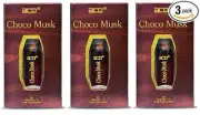 Aco Perfumes Choco Musk Alcohol - Free Attar Roll On 8ml Each (Pack of 3)