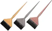 VICASKY 3pcs Hair Dyeing Brush Soft Bristle Tinting Tools for Hair Coloring for Home Use Easy to Hold and Clean for Precise Application