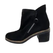Gentle Souls by Kenneth Cole Women's Best 65MM Zip Ankle Boot, Black, Size 9 NEW