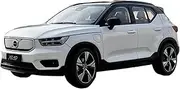 Scale Finished Model Car 1:18 Scale Die-cast Vehicles for Volvos XC40 Luxury SUV Model Collectible Car Home Display Miniature Replica Car(White)