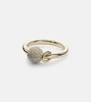[Rainbow K] Rainbow K Piercing 14kt gold ring with diamonds L 1/2 gold