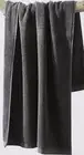 Coyuchi Temescal Organic Ribbed Bath Sheet 39x71” Shadow Gray In Plastic New