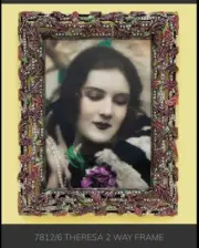I Am Edgar Berebi My New Theresa 7x5 Silvrr Plate 2 way frame 670 Retail