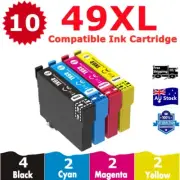 10X Compatible 49 49XL Ink Cartridge For Epson XP-2205 XP-4205 XP2205 XP4205