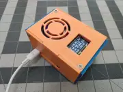 Custom Case for Raspberry Pi4 & Low Profile Ice Tower Cooler w I2C OLED display