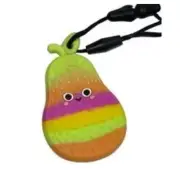 New Sensory Teether Chew Necklace Chewellery Rainbow PEAR