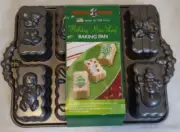 Nordic Ware Holiday Mini Loaf Christmas Cup Cake Pan Bakeware - USA