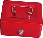 Iron Lockable Storage Box Mini Safe Box Key Holder Cash Box for Home Car Office Key Lock Box