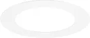 uxcell 1-Pack Goof Rings for 2 Inch Recessed Lights, 2" ID 3" OD Durable Steel Trim Ring Flush Mount White Can Light Trim Ring Cover for Ceiling Can Downlights