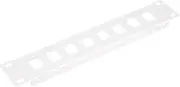 Equip Patch Panel 10 Inch with Keystone Mounting 1U Grey