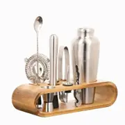 Professional Bartending Kit -Stainless Steel Silver