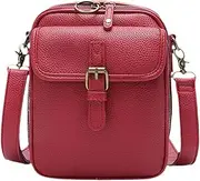 [Mwkbbn] Leather Messenger Bag, Shoulder Bag With Pouch, Adjustable Strap Purse, Versatile Design, Large Capacity, 20x9x16cm, For Commuting, Traveling, Casual