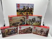 Airfix 1/76 Soldiers Figures German, Russian, US, British & Japanese Infantry