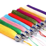 Curtain Silk Tassels Bookmark Fringe Pendant Tassel Accessories Decors Diy 2pcs