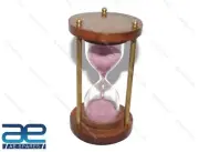 New 3 Minute Sand Timer Sandglass Antique Brass Nautical Home Decor GEc