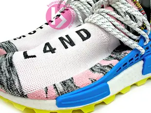 2018 限量登場 時尚天王 菲董 Pharrell Williams x adidas PW SOLAR HU NMD 非洲 民族風 白黑粉紅 黃底 鋸齒外底 全掌 BOOST 中底 嘻哈 饒舌 (BB9531) !