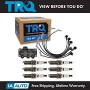 TRQ Ignition Coils & Spark Plugs Set Fits 1996-2000 Ford Taurus Mercury Sable