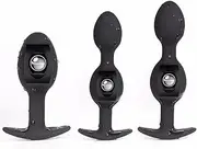 Anal Plug Sex Toys Vibrator Three piece set Silicagel Wearable Anal Plug Prostate Butt Plug Vaginal Ball Anal Sex Toys For Beginner