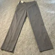 Kenneth Cole Dress Pants Men 29X30 Reaction Charcoal Stretch Slim Fit NEW