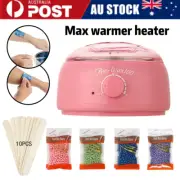 Wax Pot Heater Kits Hair Removal Waxing Warmer Hard Beads Beans Paperless