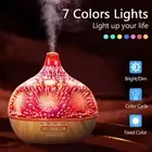 3D Glass Essential Oil Diffuser, Aromatherapy with Cool Mist Gift Home Christmas