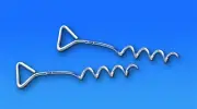 Carefree 901001 2Pk Corkscrew Anchor