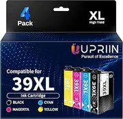 UPRIIN 39XL 4 Pack Compatible Ink Cartridges Combo Pack for Epson 39XL for Epson Expression Home XP-2105 Expression Home XP-4105