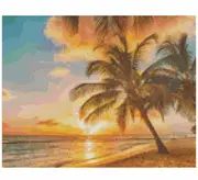 Cross Stitch Pattern Sunset Paradise New X Stitch Gwen St Designs