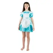 Child's Fairytail Alice Wonderland Fancy Dress Costume Book Week Halloween