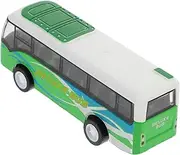 Kisangel Inertia Bus Movable Simulated Bus Pull Back Car Green Alloy
