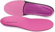[Superfeet] All-Purpose Women's High Impact Support Insoles (Berry) - Trim-To-Fit Orthotic Arch Support Inserts for Women's Running Shoes - Professional Grade