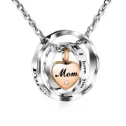 Personalized Urn Necklace for Ashes - Heart Pendant Cremation Jewelry for Wom...