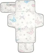 Reusable Baby Changing pad with Tissue Pocket Diaper mat Changing pad Infant Travel Station Kit
