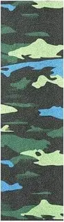 Amooorous Green Camouflage Pattern Decorative Skateboard Grip Tape Tear-Proof Grip Tape for Scooter Waterproof Cruiser Griptape 33×9 Inch
