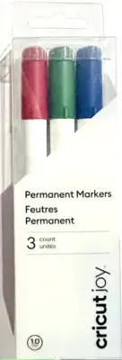 CRICUT JOY PERMANENT MARKERS ~RED GREEN BLUE CODE 2008803-B15