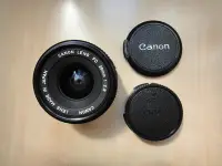 在飛比找Yahoo!奇摩拍賣優惠-【康泰典藏】Canon NFD 28mm f 2.8鏡頭~F