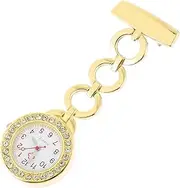 [Gatuida] 2 Pcs Nurse Fob Watch for Medical Professionals, Nurse Watch Glow Pointer in The Dark Clip on Nursing Watch with Second Hand