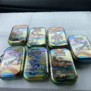 Pokémon TCG, Vibrant Paldea Mini Tins, Display Box (7 Tins), Factory Sealed