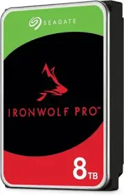Seagate IronWolf Pro, 8 TB, Enterprise NAS Internal HDD CMR 3.5 Inch, SATA 6 Gb