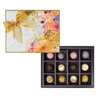 在飛比找momo購物網優惠-【Diva Life】花香巧樂系列-12入珍珠松露巧克力禮盒