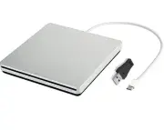 External CD DVD Drive Burner/Portable/Slim/Reader/Type-c/USB-C Drive(Equipped...